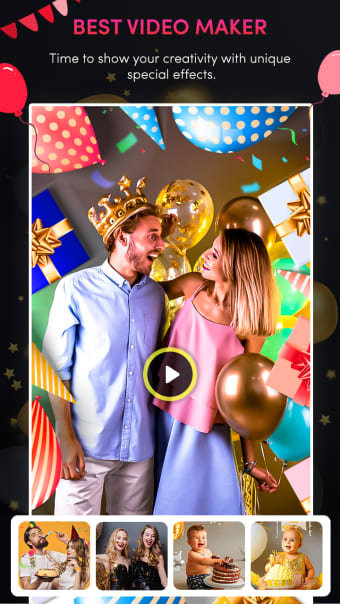 Birthday and Love Photo Effect Video Maker