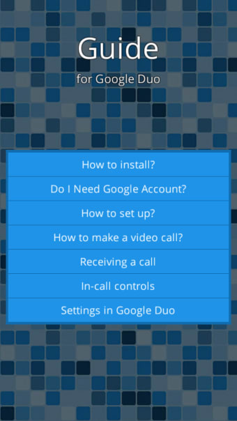 Guide for Google Duo