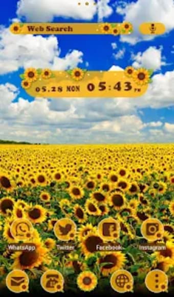 Sunflower Field Theme