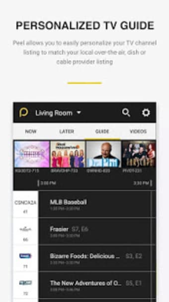 Peel Smart Remote and TV Guide