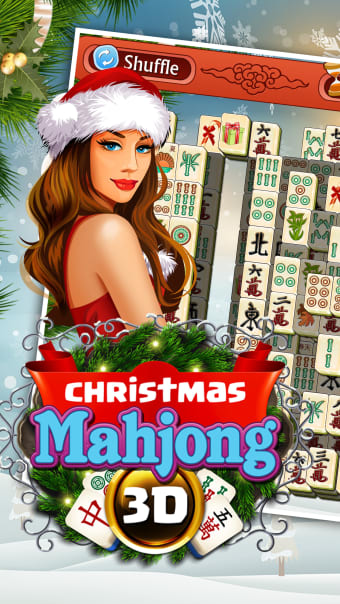 Christmas Mahjong 3D - Classic Winter Puzzle Game