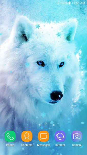 Ice Wolf Live Wallpaper HD
