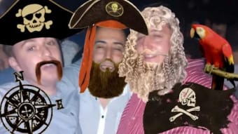Pirates photo stickers