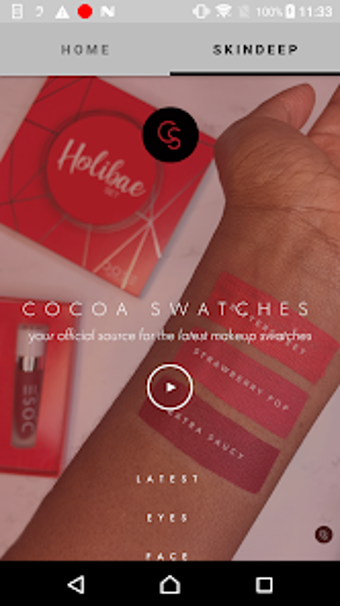 Cocoa Swatches