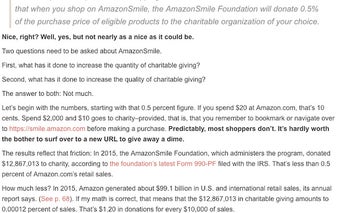 Make Amazon Smile