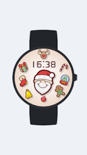 Merry Christmas Digital Watch Face