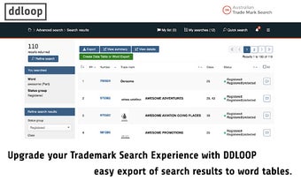 ddloop Trade Mark Search Enhancer