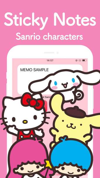 Notepad Sanrio characters