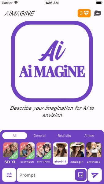 AiMAGINE - AI Art Generator