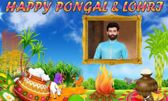 Pongal And Lohri Photo Frames