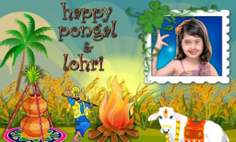 Pongal And Lohri Photo Frames