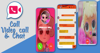princess doll video call