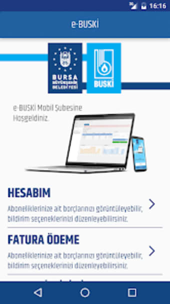 e-BUSKİ Mobil Şube