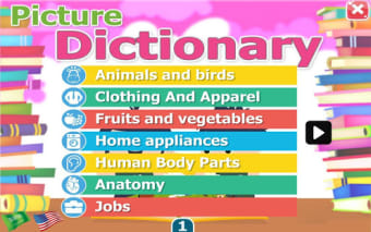 القاموس المصور للأطفال عربي - إنجليزي