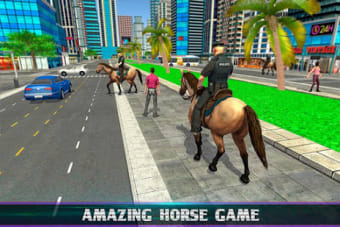Mounted Police Horse Chase 3D