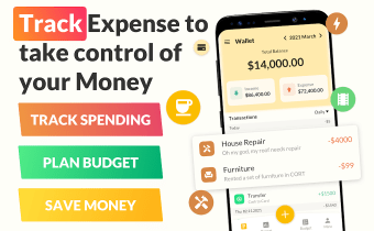 Money Tracker: Expense Tracker Wallet Budget App