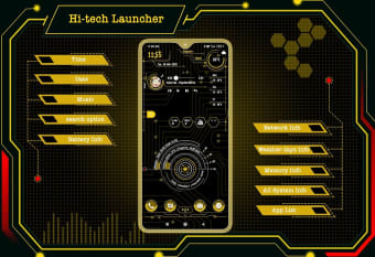 Hi-tech launcher - App lock