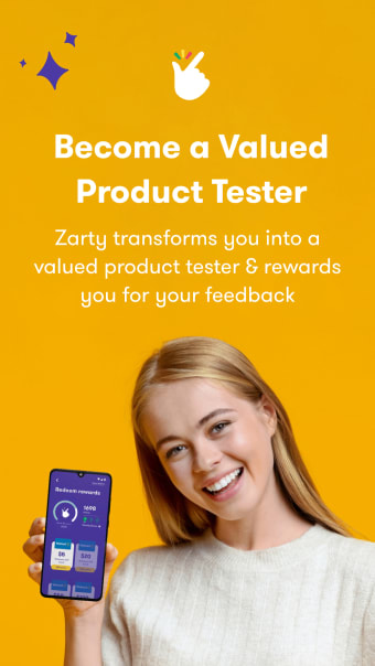 Zarty: Product Test  Earn