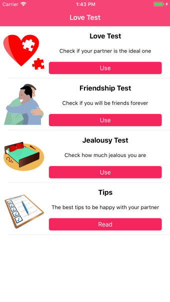 Love test compatibility