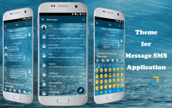SMS Messages Bubble Rain