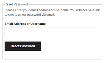 Frontend Reset Password