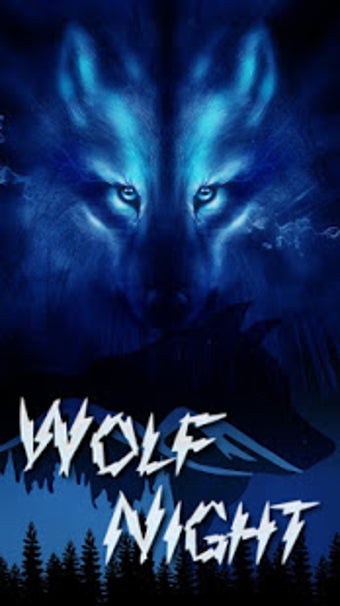 Free Wolf Night Launcher Theme