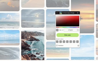 1-Click Color Picker: Instant Eyedropper (hex, rgb, hsl)