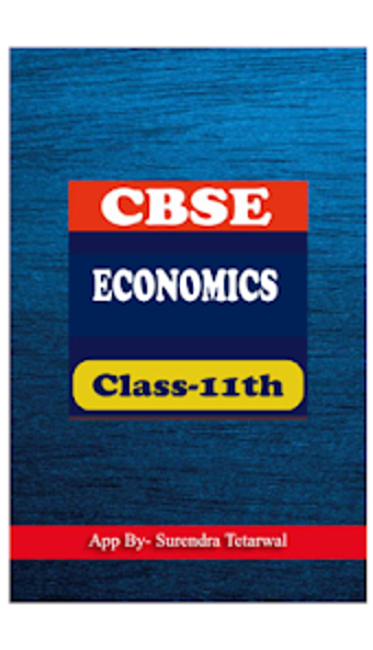 Economics Class 11th Notes