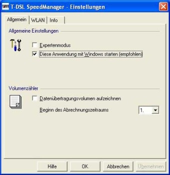T-DSL Speed Manager