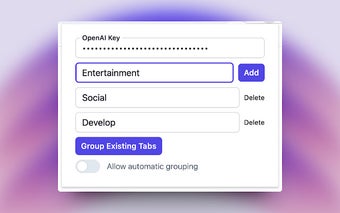 AI Group Tabs