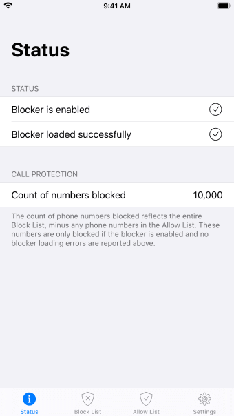 Simple Call Blocker