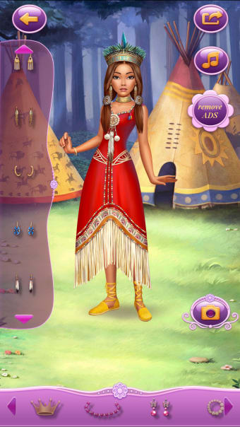Dress Up Princess Pocahontas