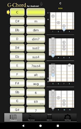 GChord3 Guitar Chord