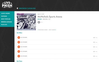 LivePhish No Spoilers