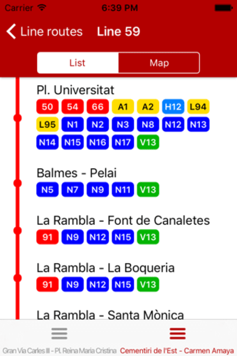 Next bus Barcelona
