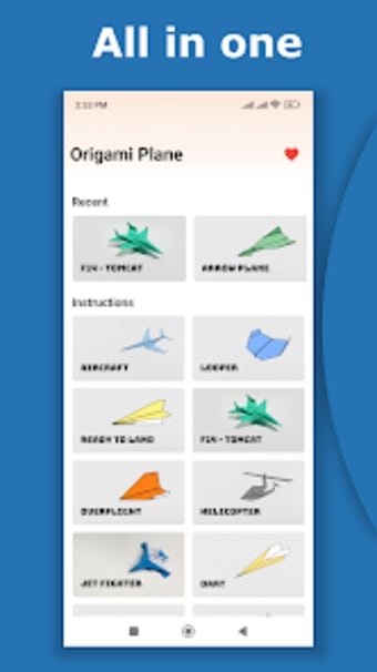 Origami Plane - Flying Paper