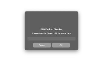 DLD Expired Checker