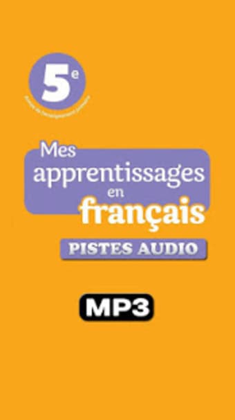 Pistes audio : mes apprentissages en français 5AEP