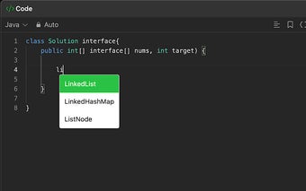 LeetCode Autocomplete Extension