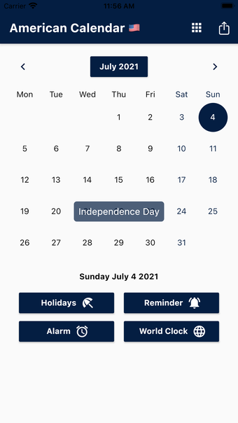 United States Calendar 2024