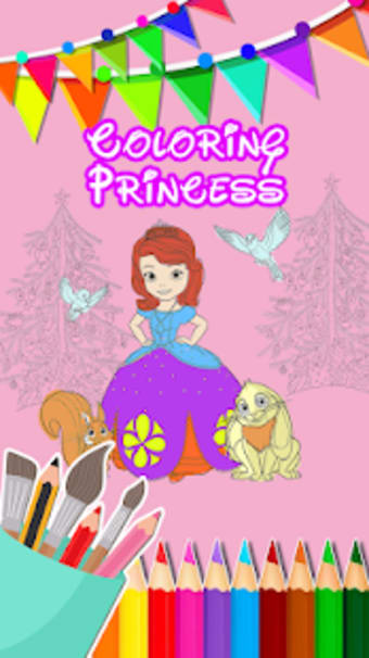 Princess Coloring Book Free Game For Kids