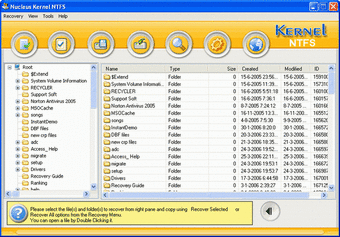 Nucleus Kernel NTFS Data Recovery Software