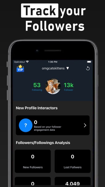 Followers Tracker Insightify