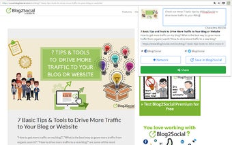 Blog2Social: Social Media Poster Extension