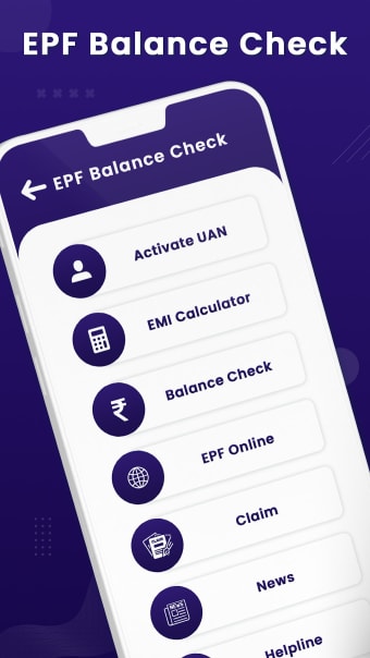 EPF Services  Balance Check