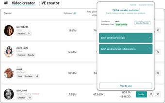 TikTok Creator Invitation