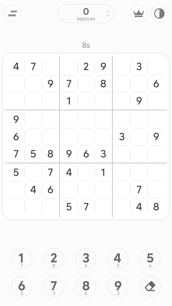 Sudoku: Clean  Minimal