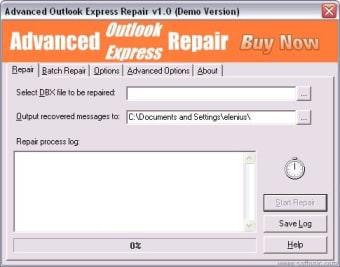 Advanced Outlook Express Repair (AOER)