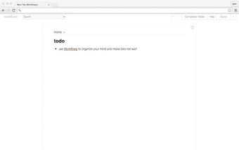 Workflowy New Tab