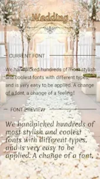 Wedding Font for FlipFont  Co